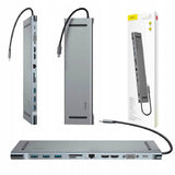 Baseus 11-In-1 Multifunctional Type-C Hub, Enjoyment Series intelligent HD Hub Adapter - Imported from UK