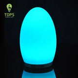 Tops Egg Shape Color Changing Bluetooth Table Mobile Lamp with Frosted Glass Shade - Imported from UK