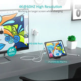 CHOETECH 4-in-1 USB-C to HDMI Multiport Adapter - Imported from UK