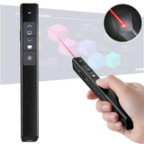 Wireless Presenter for PowerPoint Presentations 2.4GHz PPT Clicker with Red Light Pointer for Mac Laptop Computer - Imported from UK