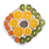 Geepas 240W Food Dehydrator with 5 Trays, BPA-Free Food Dryer Machine with Adjustable Thermostat, Food Preserver Snack Dryer for Fruit Vegetables Meat Healthy Snacks - Imported from UK