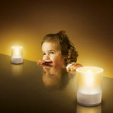Safe LED glass candles