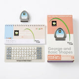 Cricut Provo Craft George and Basic Shapes font cartridge kit