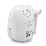 Baby monitor baby unit with an attached speaker tube