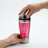 Mo Health travel tumbler with a clear lid