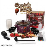 Nostalgia Chocolate Heaven Deluxe chocolate fondue and candy making kit