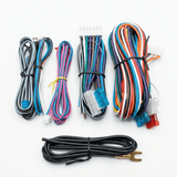 A wiring kit with multiple coiled cables of Auto Security System 