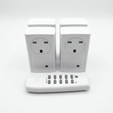 Smart outlet surge protectors with remote