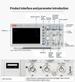 UNI-T UTD2102CL Portable Digital Storage Oscilloscope, 100MHz 2 Channel 500MS/s - Imported from UK