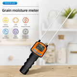 Grain Moisture Meter Digital with Voice, Moisture Tester Hygrometer, Use for Paddy, Wheat, Corn, Barley, Rice, Sorghum, Feed, Rapeseed, Seed melon, Sesame, Soymeal, Soybean, Peanut, Seeds, Cotton, Beans etc - Imported from UK