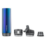HidrateSpark PRO 21oz Smart Water Bottle, Insulated Stainless Steel, Tracks Water Intake with Bluetooth, LED Glow Reminder When You Need to Drink, Chug Lid - Imported from UK