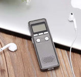 EVISTR 8GB Digital Voice Recorder, 1600mAh Rechargeable with LCD Display - Imported from UK