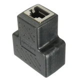 RJ45 Coupler Female Connector, 2 Way RJ45 Network Adapter Extender, LAN Connector, Suitable for Cat5 Cat6 Ethernet - Imported from UK