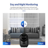 INQMEGA HD 1080P Cloud WiFi IP Camera, 2.4GHz Nanny Security Camera with Auto Tracking, Night Vision, Two-Way Audio for Baby/Elder/Pet - Imported from UK