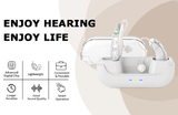 K&F Coptee ZF-M909 Rechargeable Multi-Function OTC Mini Digital BTE Silver Pair Noise Reduction Hearing Aid - Imported from UK