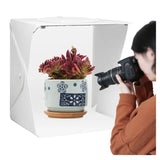 Photography Light Photo Box, 40cm LED Folding Softbox with 6 Color Backdrop, Studio Shooting Tent - Imported from UK
