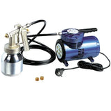 Mini Air Compressor & Low Pressure Spray Gun Kit - Imported from UK