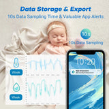INKBIRD IBS-TH3 WiFi Thermometer Hygrometer Monitor, Smart Temperature Humidity Sensor with App Notification Alert, Data Export, Remote Monitor for Room Greenhouse Incubator Wine Cellar - Imported from UK