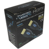 Twisted Veins 30M High Speed HDMI Cable with Ethernet, 1080p Braided Cable - Imported from UK