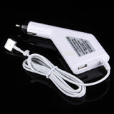 Apple 85W Car Charger for MacBook iPhone iPad, 20V 4.25A 5 Pin T Style MagSafe 2 Car Charger with 1 USB Port - Imported from UK