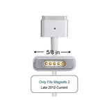 Apple 85W Car Charger for MacBook iPhone iPad, 20V 4.25A 5 Pin T Style MagSafe 2 Car Charger with 1 USB Port - Imported from UK