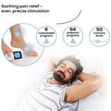 Beurer EM49 PainFree Digital TENS & EMS Unit, 3-in-1 Pain Relief, Rehabilitation & Massage With 70 Training Programmes 2 channels & 4 Self-Adhesive Electrodes - Imported from UK