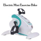 Electric Mini Exercise Bike Motorized Pedal Exerciser with Remote LCD Display, Fitness Bike to Exercise Arms/Legs - Imported from UK