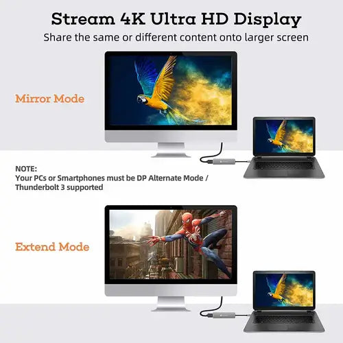 NOVOO 6 in 1 USB C Hub, Multi-Ports Adapter with 4K HDMI, 3x USB 3.0 Port, SD & TF Card Reader - Imported from UK