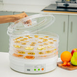 Food Dehydrator (4 Tray) 350W Food Drying Machine with LED Display Digital Temperature Controls, Dehydrates Fruit, Vegetable, Meat, Jerky, Herbs & More (Amazon Product Without Box) - Imported from UK