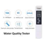 TDS EC & Temperature Meter, Digital 3-in-1 Water Tester, Easy to Use Water Purity Tester (Container Product Without Box) - Imported from UK