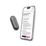 Plaud NotePin Wearable AI Voice Recorder Capsule, App Control, AI Notetaker, AI Transcribe & Summarize, Support 112 Languages, 64GB Audio Recorder For Lectures, Meetings (Cosmic Gray) - Imported from UK