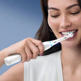 Oral-B iO Series Ultimate Clean Electric Toothbrush Replacement Heads, Twisted & Angled Bristles for Deeper Plaque Removal, Pack of 4, White - Imported from UK