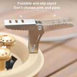 BRS 16000W Camping Gas Stove, Portable 5-Core High Pressured Camping Burner, Windshield Butane Gas Burner With Piezo Ignition for Camping & Outdoor Activities - Imported from UK