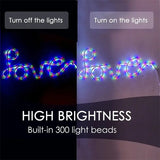 Neon Bluetooth USB RGB Rope Lights, 3m/9.84ft 5V Flexible Led Lights with Music Sync, 2835SMD - Imported from UK