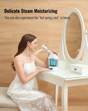 K-SKIN Facial Steamer, 350W Nano Ionic Face Steamer with 360° Rotatable Sprayer, Portable for Personal Care Use at Home or Salon - Imported from UK