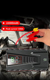 Car Battery Jump Starter 22000mAh 1200A 12V Car Emergency Starter, Portable Charger with 2x USB Ports & LED Flashlight - Imported from UK