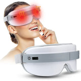 Wireless Electric Heating Eye Massager Bluetooth Intelligent Eye Massage Instrument Graphene Fever Vibration Hot Compress with 4 Modes for Headache Stress Relief Eye - Imported from UK