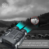 Tomshine Night Vision Binocular, 2.4” LCD Display Infrared Binoculars with 5X Digital Zoom 1080P Night Vision Goggles for Photography, Wildlife Watching, Camping, Journey - Imported from UK