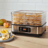 Ambiano Food Dehydrator 5 Tray 350W Stainless Steel base with LED Display - Imported from UK