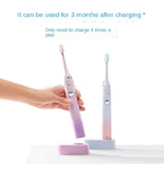 Flyco Electric Rechargeable Toothbrush With Replacement Heads & Charging Dock, 5 Cleaning Modes & Timing Function - Imported from UK