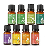 Anjou Aromatherapy Essential Oils Set 8 x 5ml Bottles, Pure & Healthy for Diffuser, Humidifier, Massage, Skin/Hair Care, Air Freshener - Imported from UK