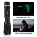 JSL 1000 Lumens Tactical LED Flashlight with 3 Modes, Zoomable, Adjustable Focus & Water Resistant (Container Product Without Box) - Imported from UK