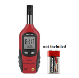 Tacklife HM01 Hygrometer, Digital Humidity & Temperature Meter, Handheld Thermometer Min/Max Hold with Digits LCD Display (Container Product Without Box) - Imported from UK