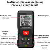 LDM-C50 Laser Distance Meter, Infrared Handheld Laser Construction Tool for High-Precision Measurements - Imported from UK