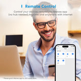 Meross 16A Smart WiFi Plug with Energy Monitor EU Standard Outlet Timer Function, Support Alexa Google Home SmartThings (Pack of 4) - Imported from UK