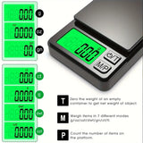 Mini Pocket Gram Scale 1000g X 0.01g with Backlit LCD in Pakistan