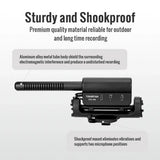 TAKSTAR Camera Video Shotgun Microphone with Deadcat Windscreen, Cardioid Directional Condenser Video Mic for DSLR Camera Canon Nikon DV Camcorder - Imported from UK