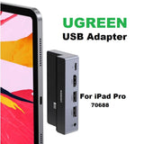 Ugreen 5-in-1 USB-C Multifunction Hub With USB Type-C Connector for iPad Pro - Imported from UK