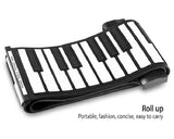 USB MIDI Roll-Up Piano (88 Keys), Silicon Flexible Electronic Piano Keyboard - Imported from UK