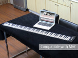 USB MIDI Roll-Up Piano (88 Keys), Silicon Flexible Electronic Piano Keyboard - Imported from UK